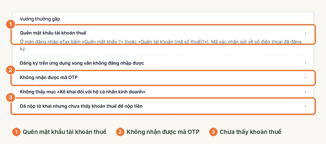 Khối vướng thường gặp trong Hướng dẫn nộp thuế LEO